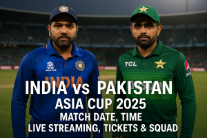 India vs Pakistan Asia Cup 2025 Match Date Time Live Streaming Tickets and Squad